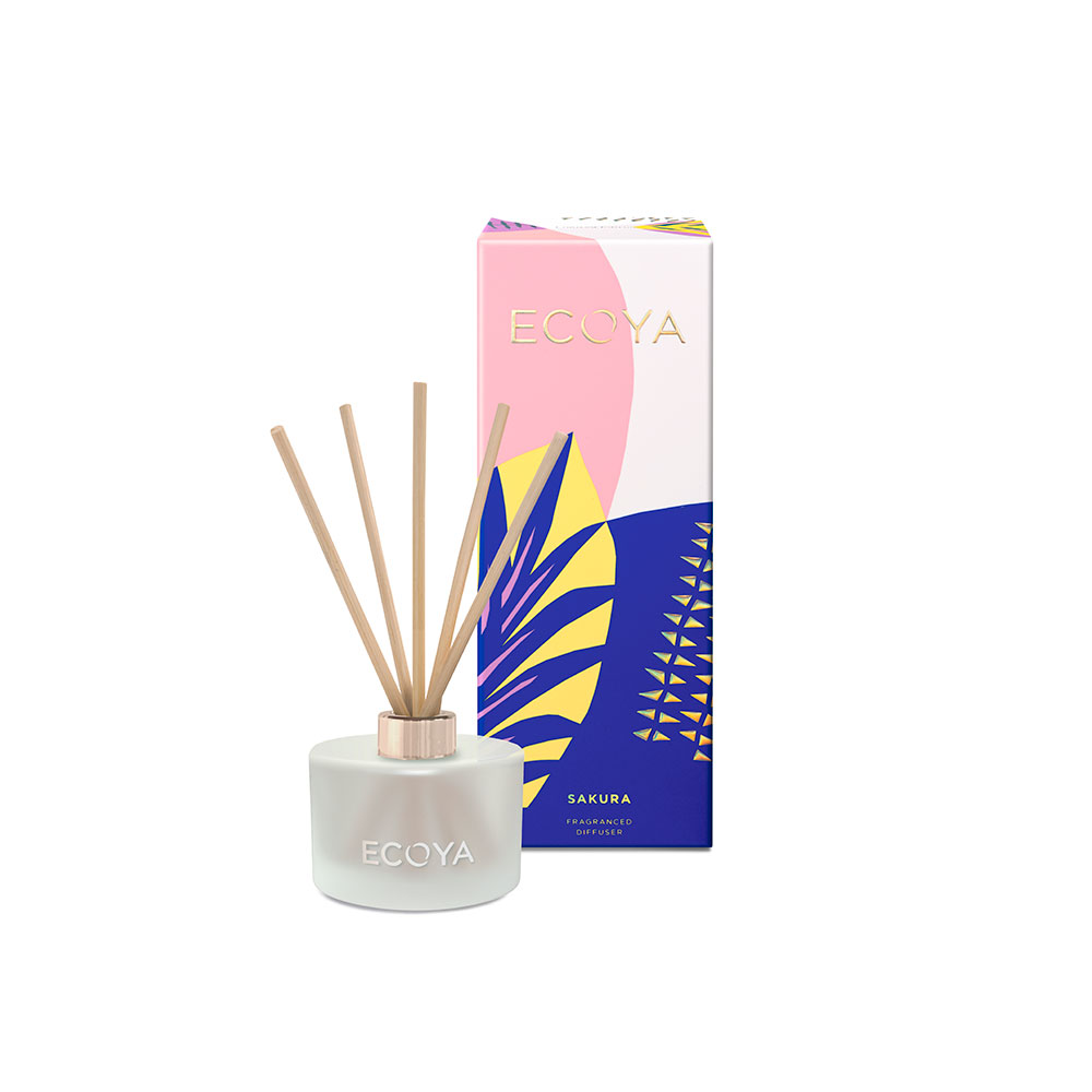 Ecoya Limited Edition Mini Diffuser Sakura 50ml Living & Giving